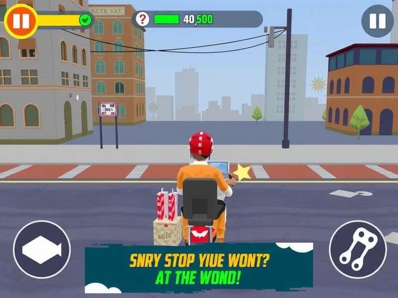Rickshaw Velocity Quest Game Screenshot